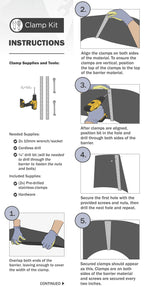 Load image into Gallery viewer, Bamboo Shield Clamp Kit