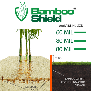 Bamboo Shield for Colder Climates – 60 mil thick x 24″ depth